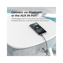 i-box Rest Bluetooth Table Speaker With Wireless Charging 20W Stereo Speakers - White