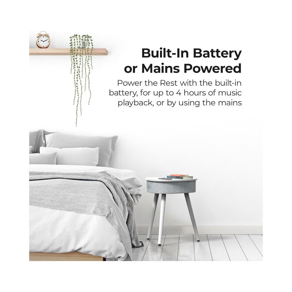 i-box Rest Bluetooth Table Speaker With Wireless Charging 20W Stereo Speakers - White