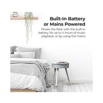 i-box Rest Bluetooth Table Speaker With Wireless Charging 20W Stereo Speakers - White