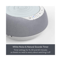 i-box Serene White Noise Machine With Nightlight 15 Natural Sounds 2400mAh 10 Hours Playtime - Grey