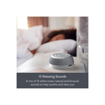 i-box Serene White Noise Machine With Nightlight 15 Natural Sounds 2400mAh 10 Hours Playtime - Grey