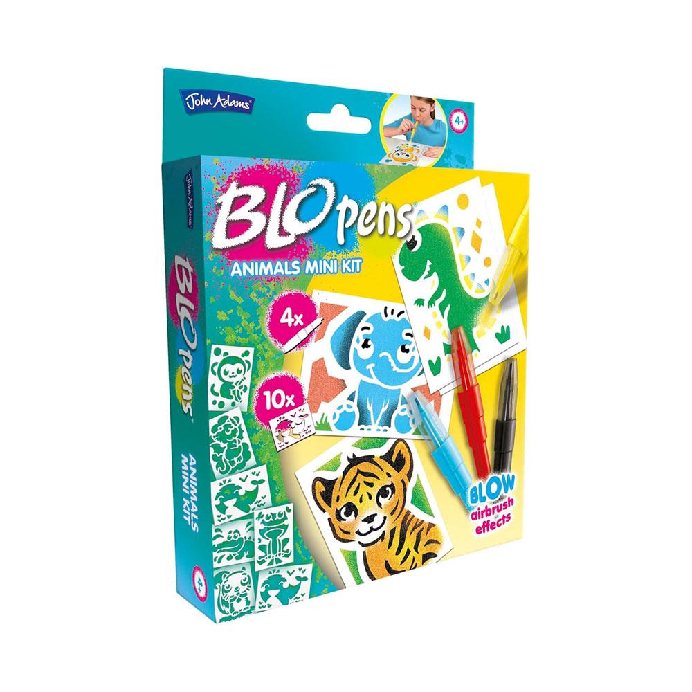 John Adams Blopens Animal Mini Kit Blow Airbrush Effects ! - Multicolour Main image