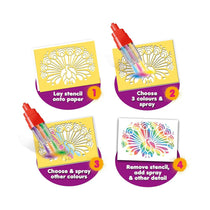 John Adams Blopens Rainbow Create Fantastic Rainbow Airbrush Pictures - Multicolour