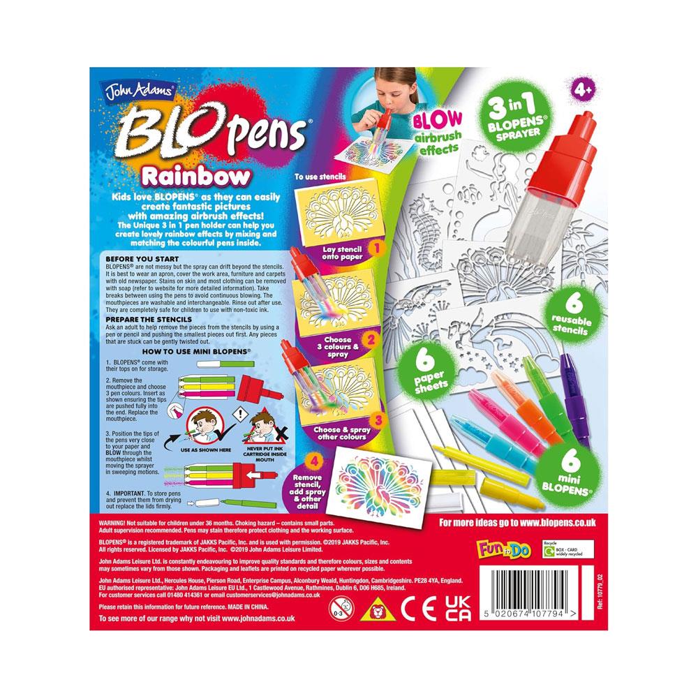 John Adams Blopens Rainbow Create Fantastic Rainbow Airbrush Pictures - Multicolour