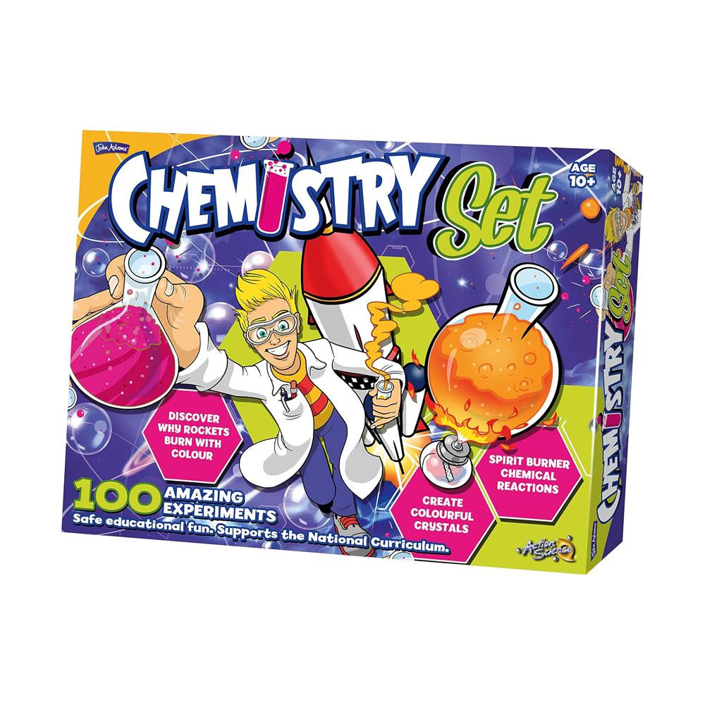 John Adams Chemistry Set 100 Amazing Experiments ! Safe Educational Fun Supports The National Curriculum Toys - Multicolour Secondary image