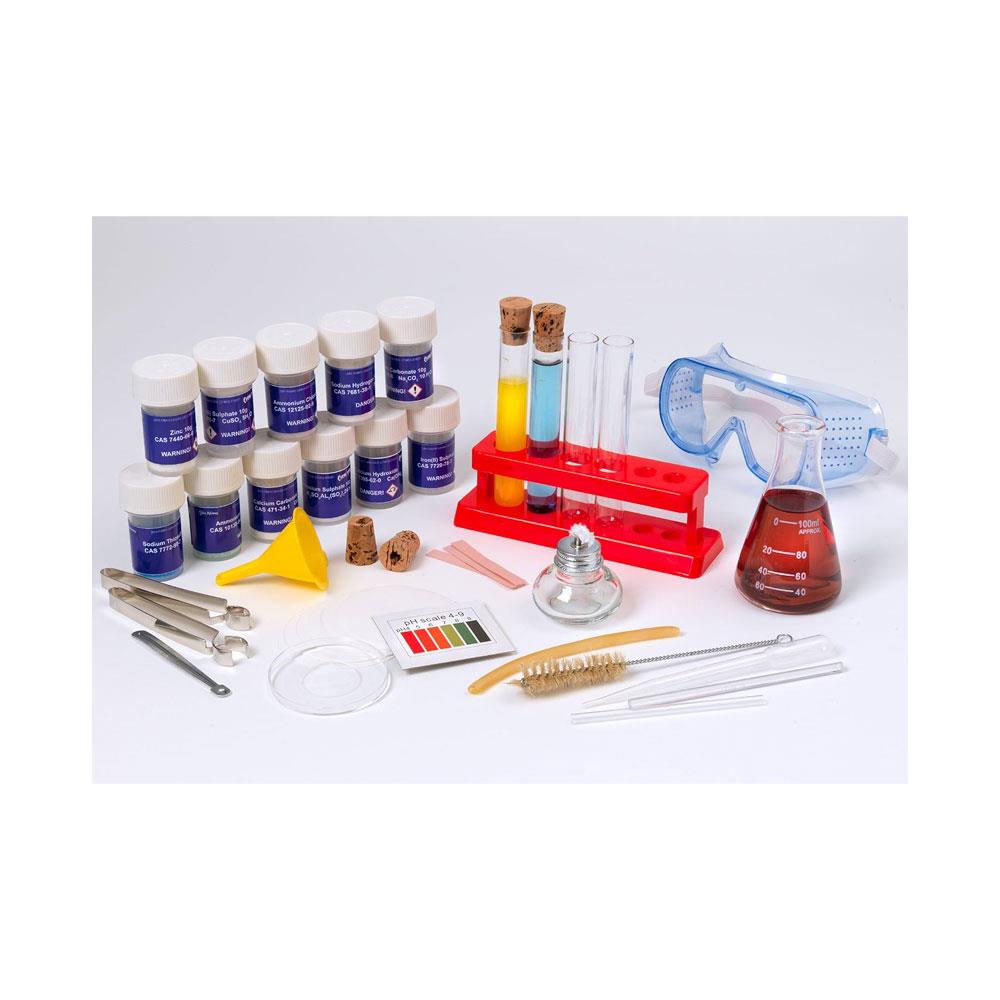 John Adams Chemistry Set 100 Amazing Experiments ! Safe Educational Fun Supports The National Curriculum Toys - Multicolour