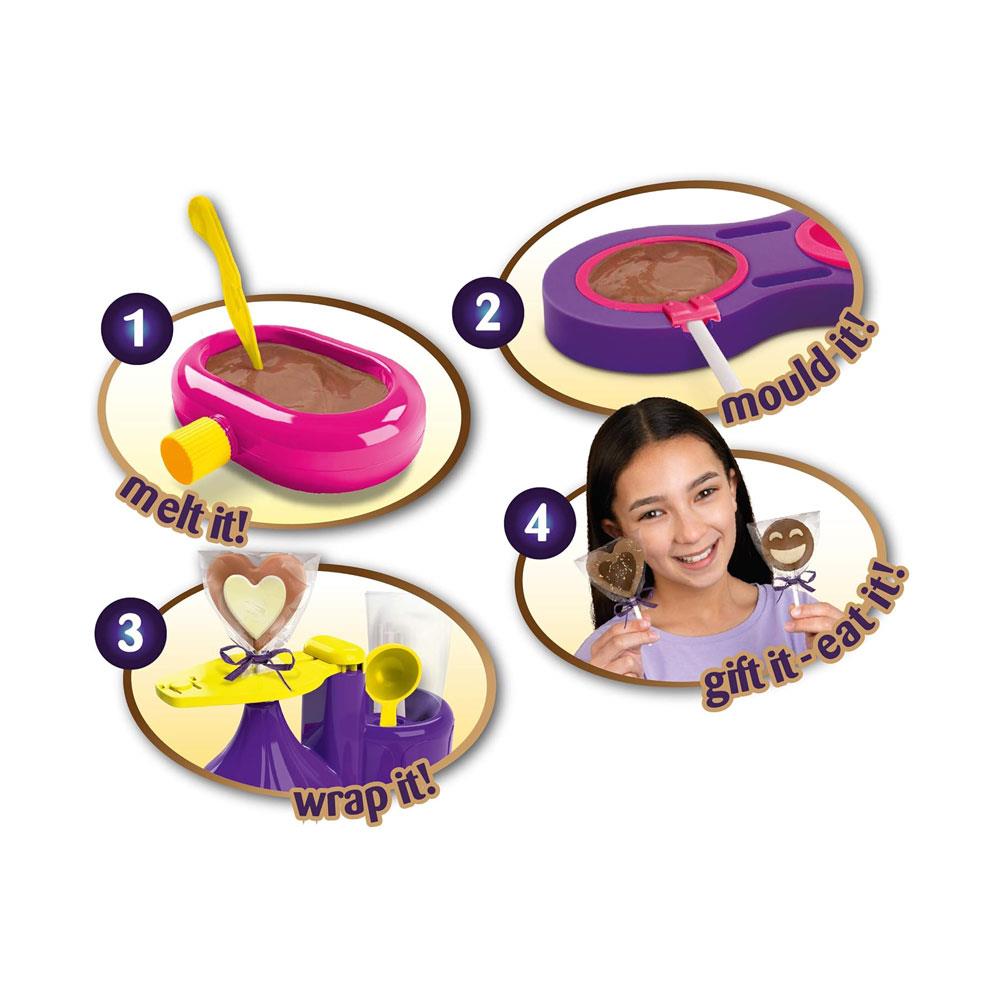 John Adams Chocolate Lolly Maker Melt Mould And Wrap Your Own Chocolate Lollies ! Chocolate Not Included - Multicolour Secondary image