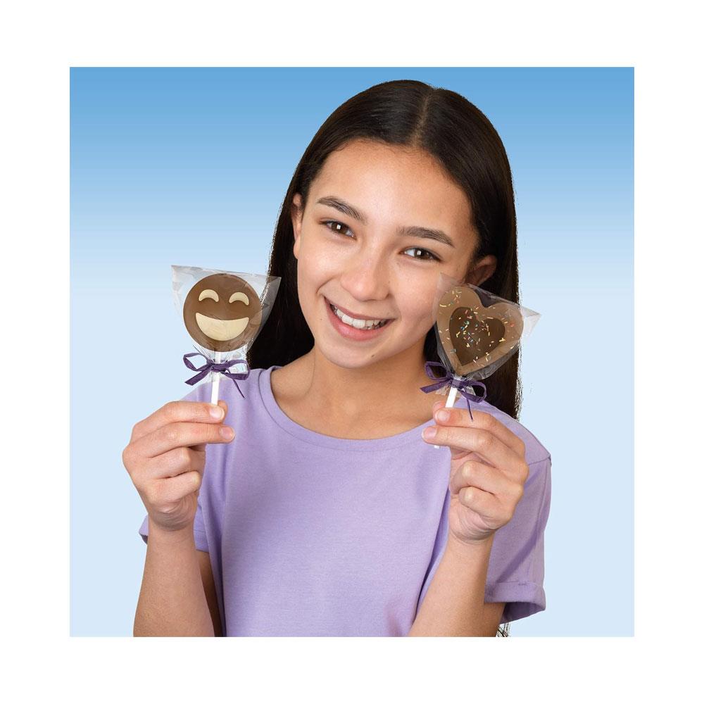 John Adams Chocolate Lolly Maker Melt Mould And Wrap Your Own Chocolate Lollies ! Chocolate Not Included - Multicolour