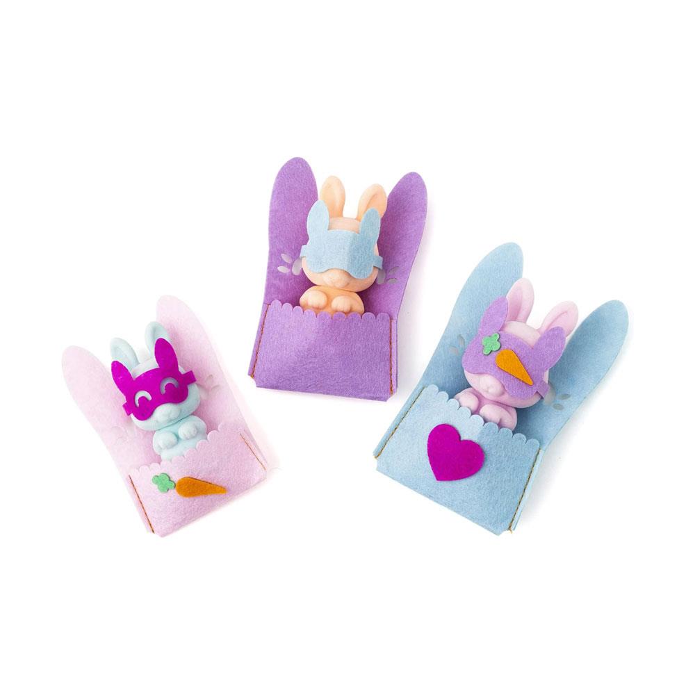 John Adams Fuzzikins Bedtime Bunnies Colour Wash & Play Set - Multicolour