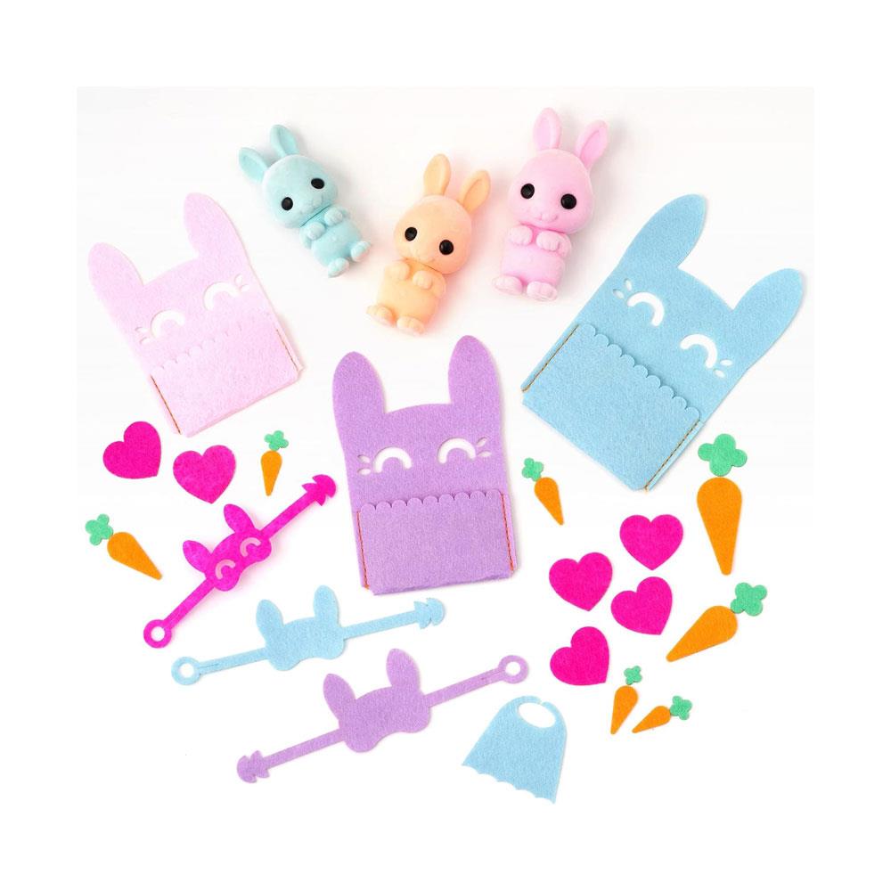 John Adams Fuzzikins Bedtime Bunnies Colour Wash & Play Set - Multicolour