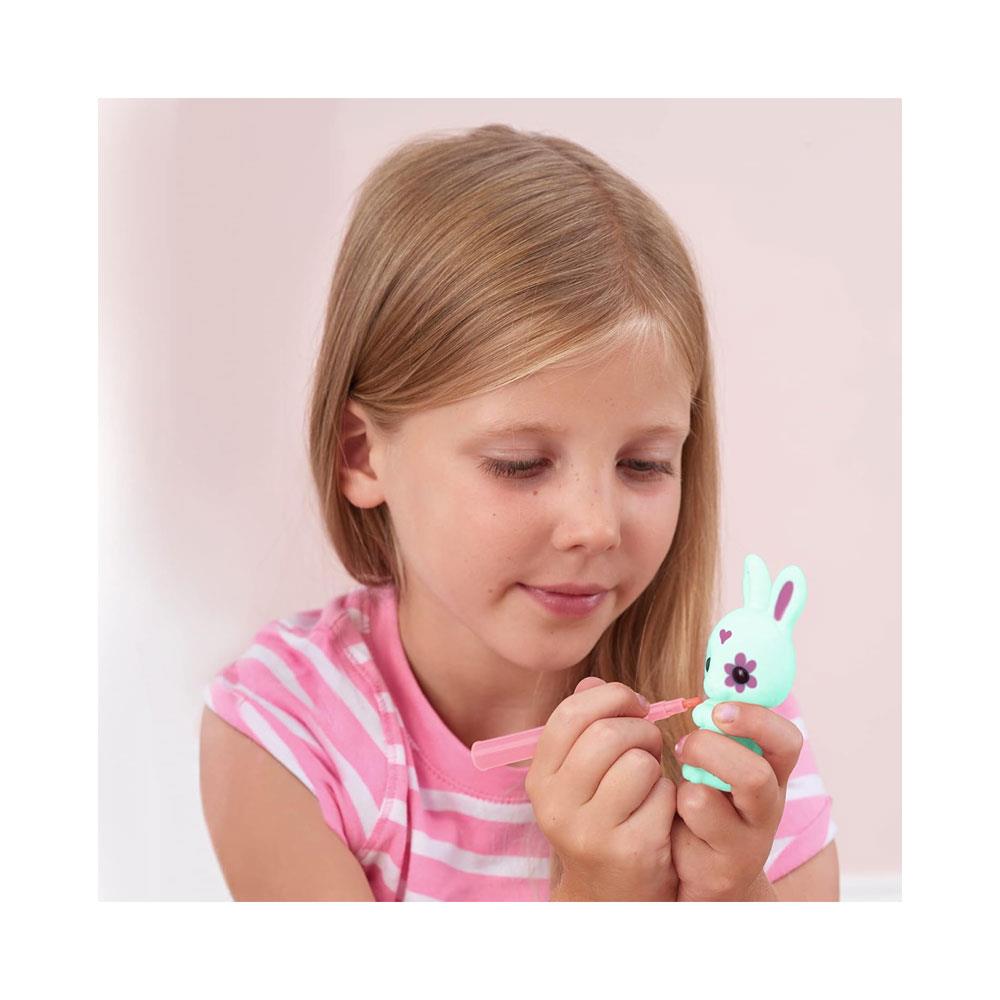 John Adams Fuzzikins Bedtime Bunnies Colour Wash & Play Set - Multicolour