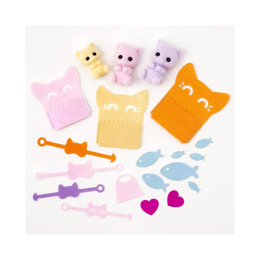 John Adams Fuzzikins Cozy Cats Doll Set - Multicolour Secondary image