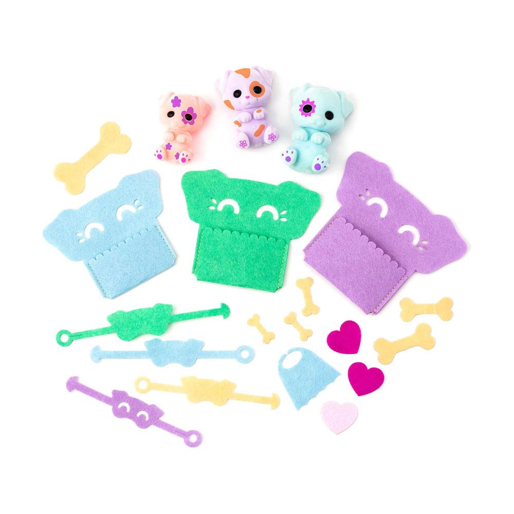 John Adams Fuzzikins Dozy Dogs Playset - Multicolour