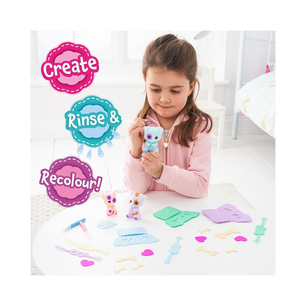 John Adams Fuzzikins Dozy Dogs Playset - Multicolour
