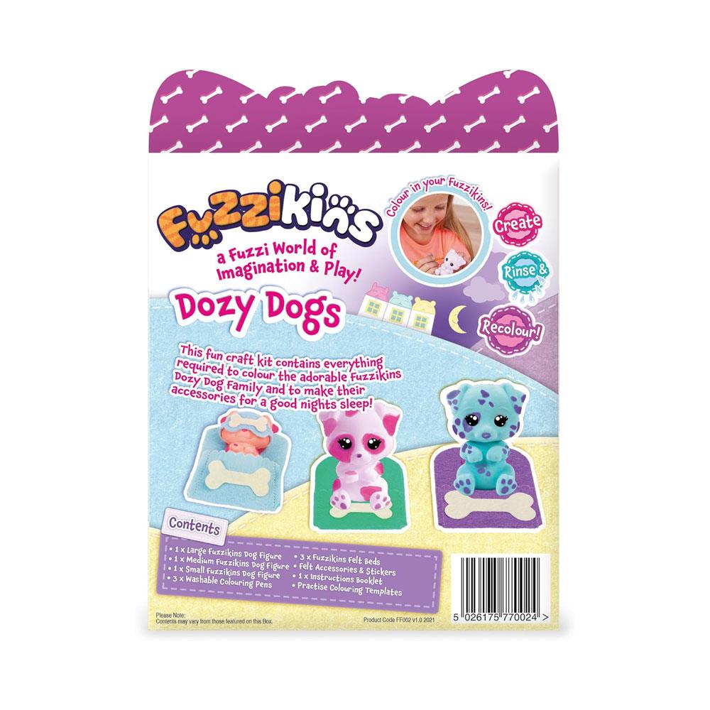 John Adams Fuzzikins Dozy Dogs Playset - Multicolour