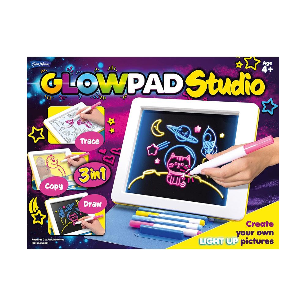 John Adams Glowpad 3-In-1 Studio Create Your Own Light Up Pictures - Multicolour