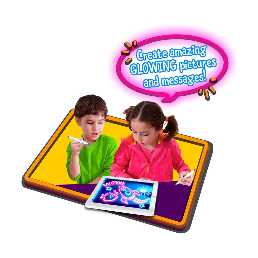 John Adams Glowpad Light-Up Drawing Pad Bring Your Pictures To Life ! - Multicolour Secondary image