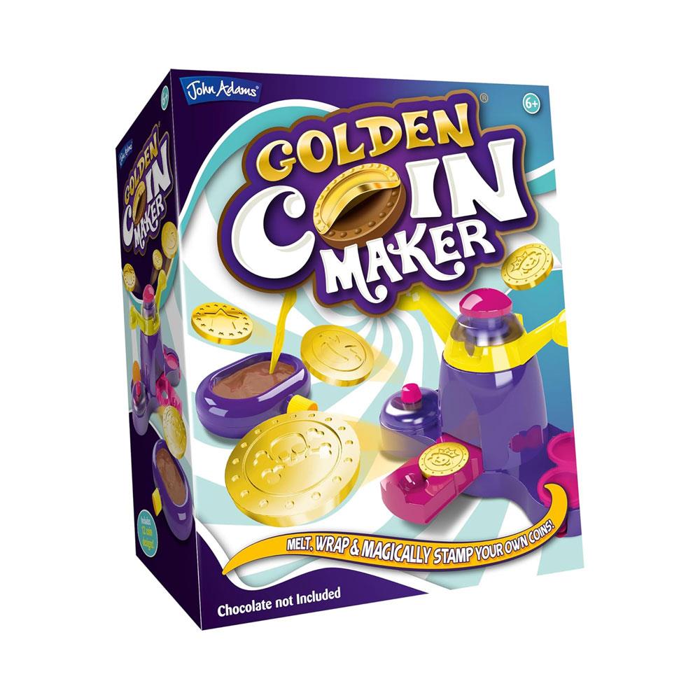 John Adams Golden Coin Maker Melt Wrap And Magically Stamp Your Own Coins ! Chocolate Not Included - Multicolour Main image