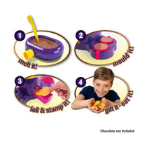 John Adams Golden Coin Maker Melt Wrap And Magically Stamp Your Own Coins ! Chocolate Not Included - Multicolour