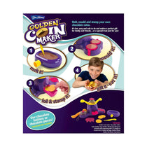 John Adams Golden Coin Maker Melt Wrap And Magically Stamp Your Own Coins ! Chocolate Not Included - Multicolour