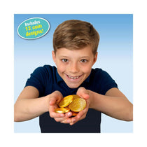 John Adams Golden Coin Maker Melt Wrap And Magically Stamp Your Own Coins ! Chocolate Not Included - Multicolour