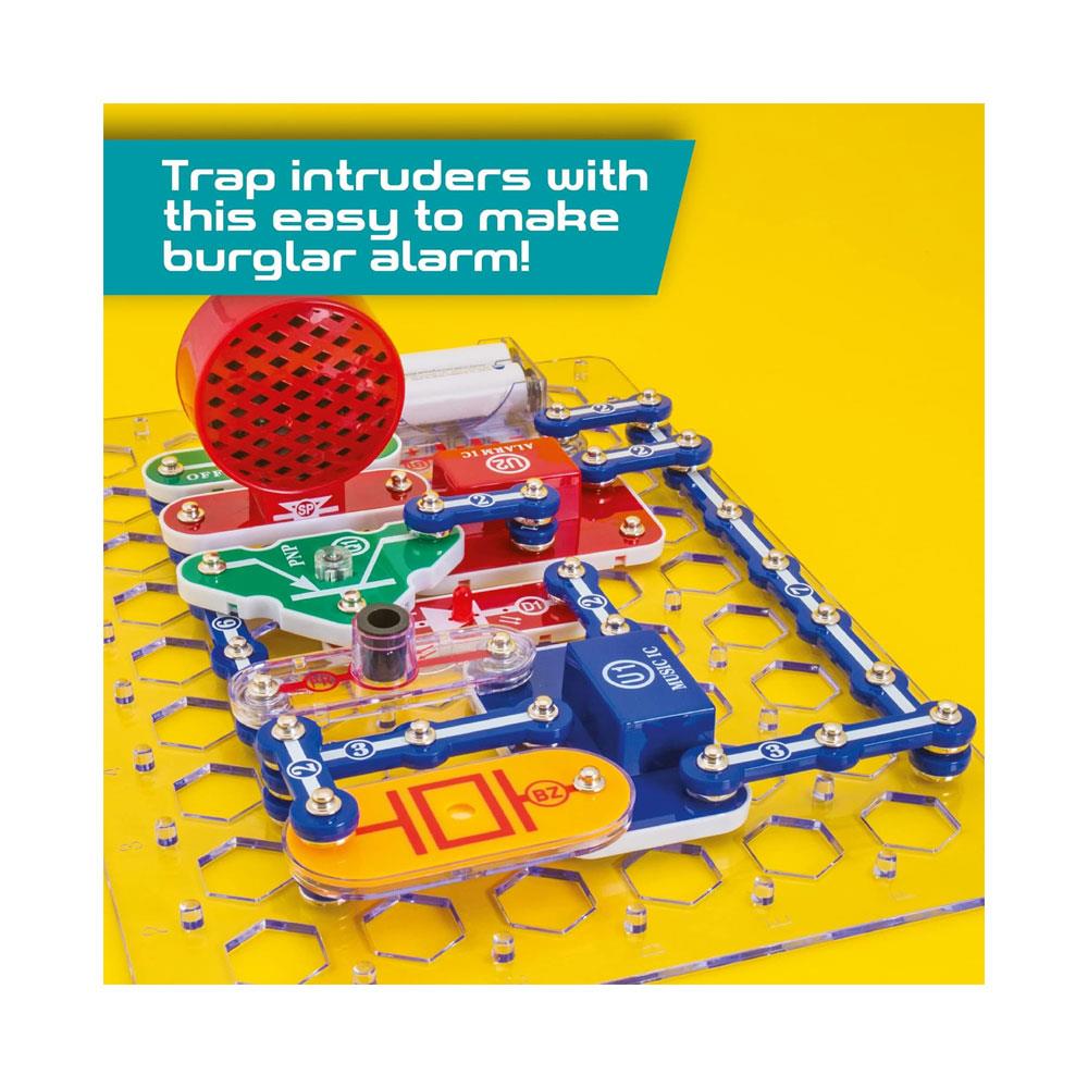 John Adams Hot Wires Plug And Play Electronics Set With 100 Experiments ! Science And STEM Toys - Multicolour