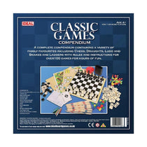 John Adams Ideal Classic Games Compendium Over 100 Classic Family Board Games - Multicolour