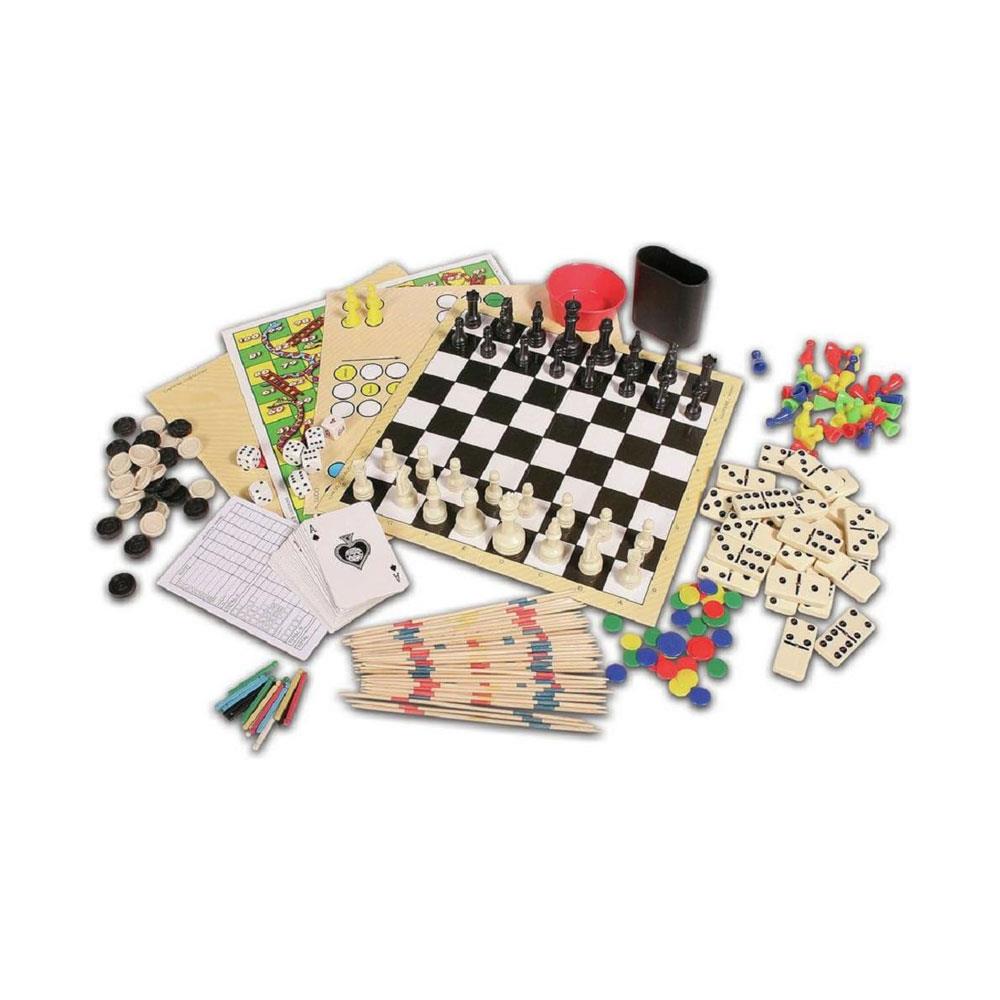 John Adams Ideal Classic Games Compendium Over 100 Classic Family Board Games - Multicolour