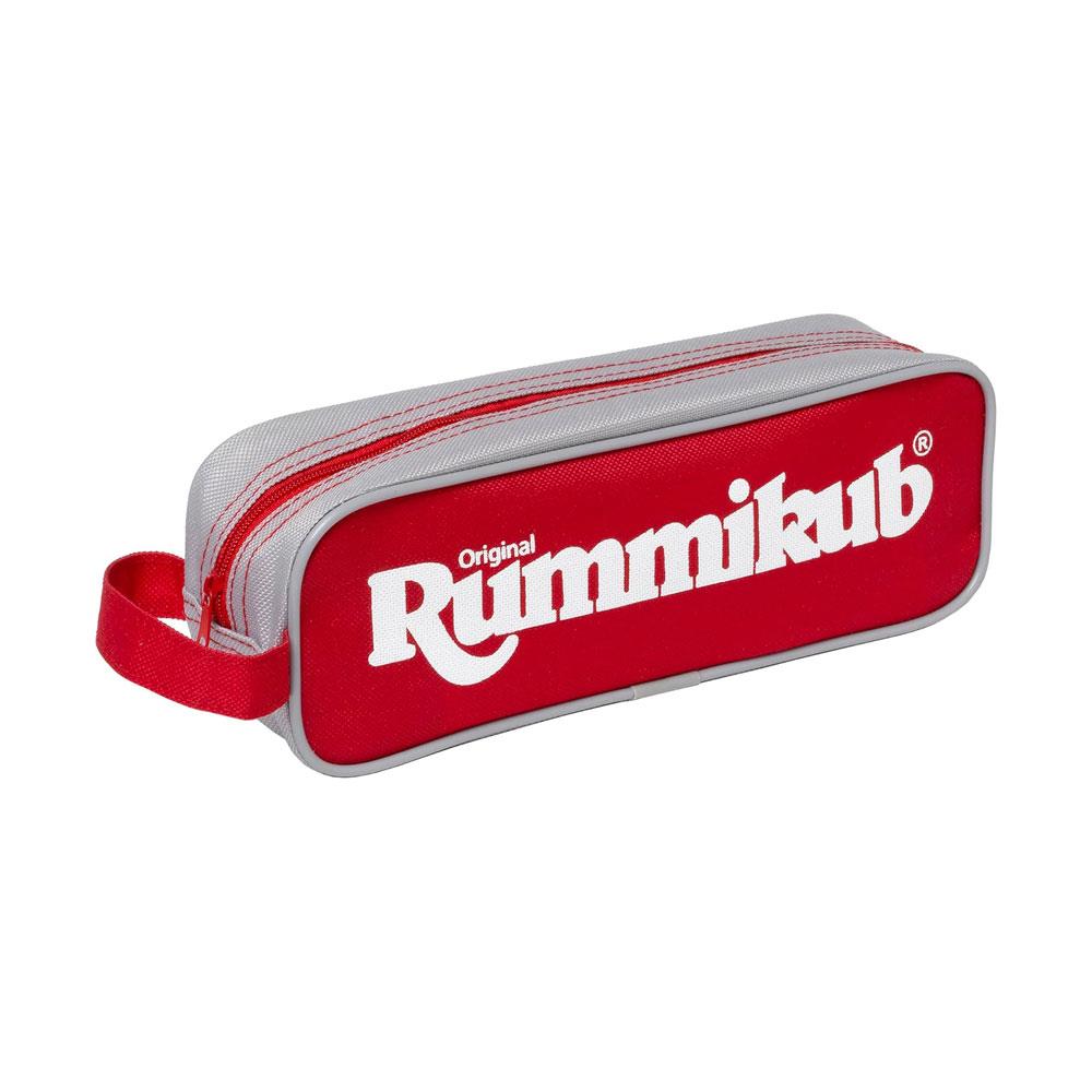John Adams Ideal Rummikub Mini Pouch Travel Game Family Strategy Games - Multicolour