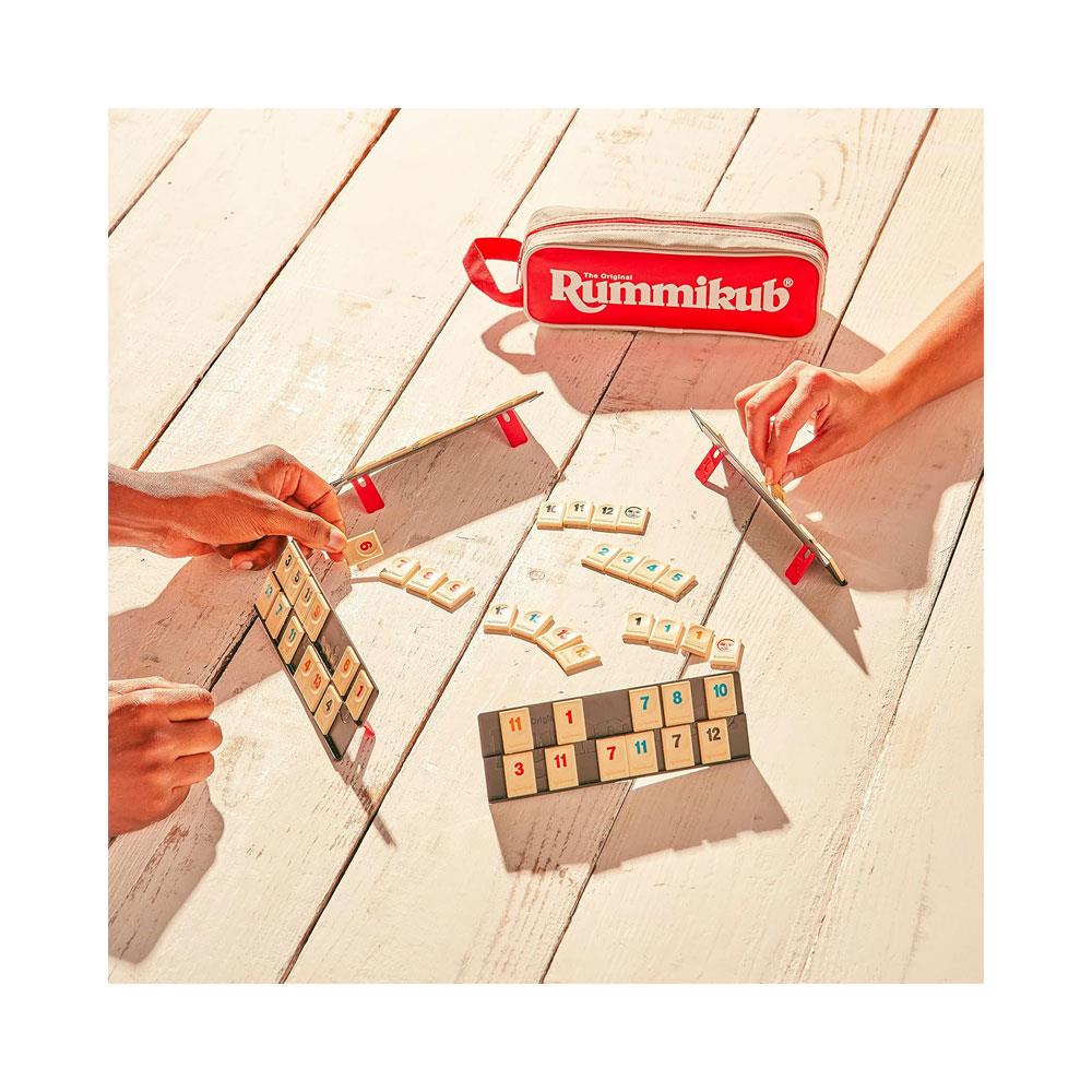 John Adams Ideal Rummikub Mini Pouch Travel Game Family Strategy Games - Multicolour Secondary image