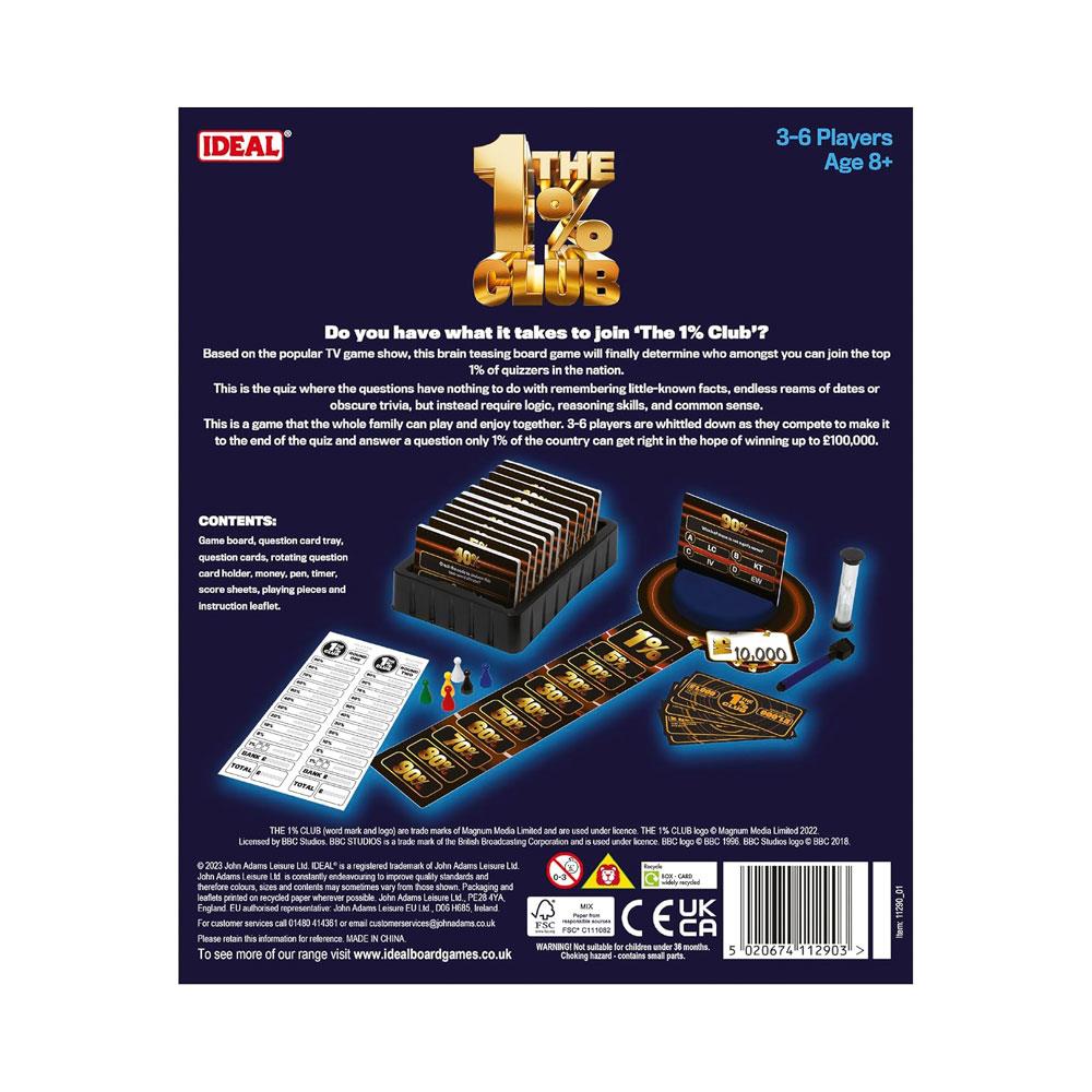 John Adams Ideal The 1% Club The Board Game - Multicolour