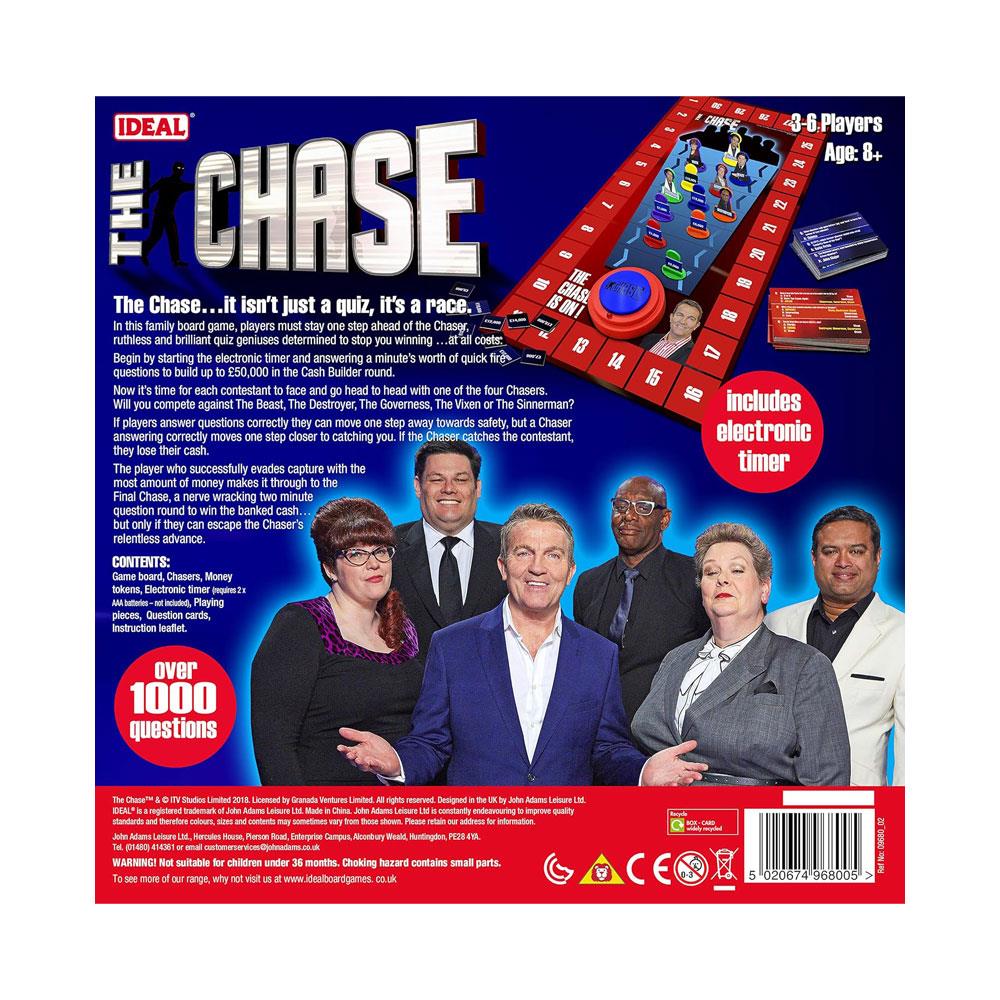 John Adams Ideal The Chase The Chase Is On ! Family TV Show Board Game - Multicolour Secondary image