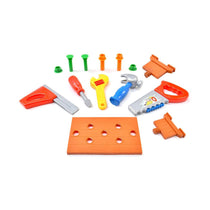 Peterkin Tool Carry Case Childrens Tool Set Role Play Toys 14 Piece - Multicolour