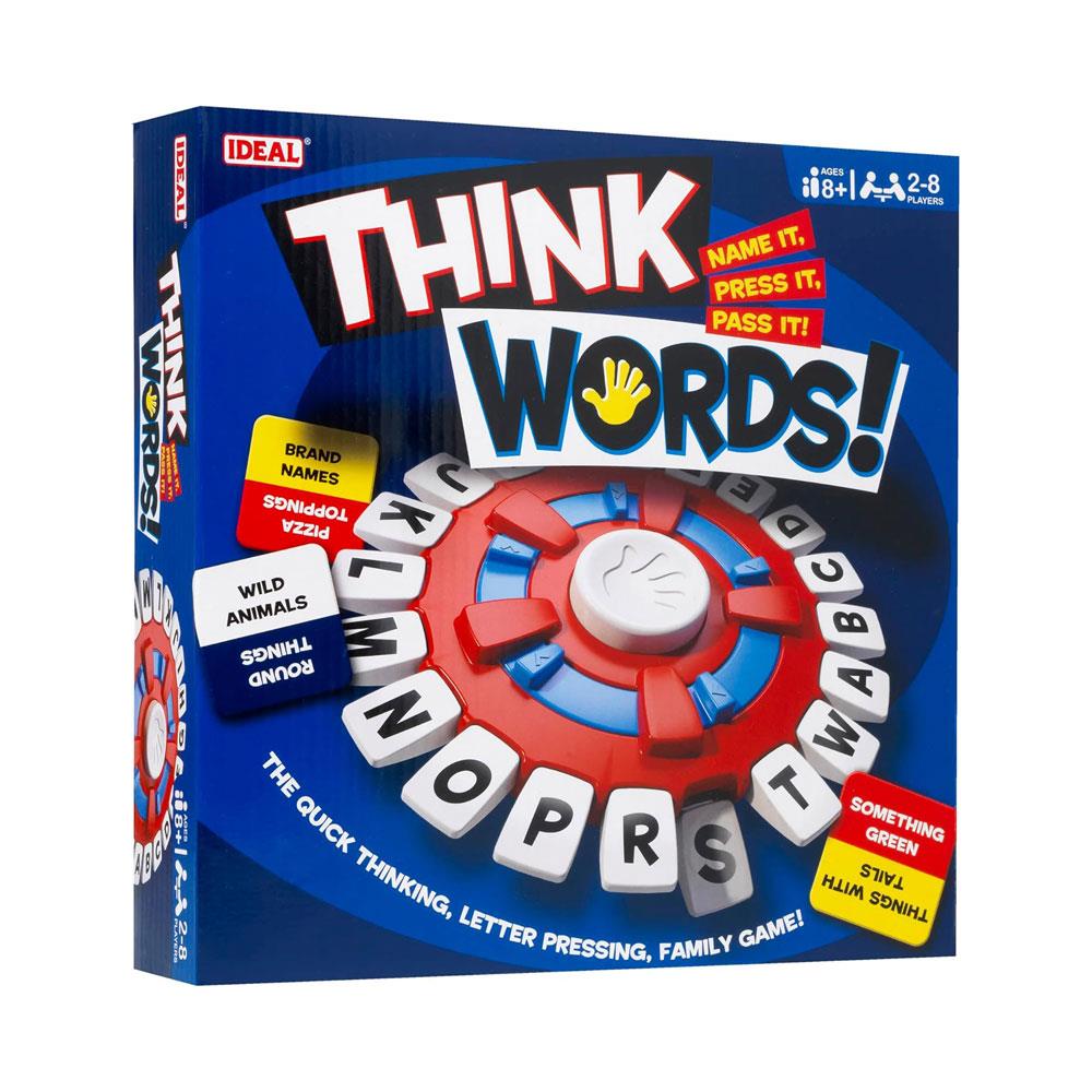 John Adams Ideal Think Words The Quick-Thinking Letter Pressing Family Game ! - Multicolour Main image