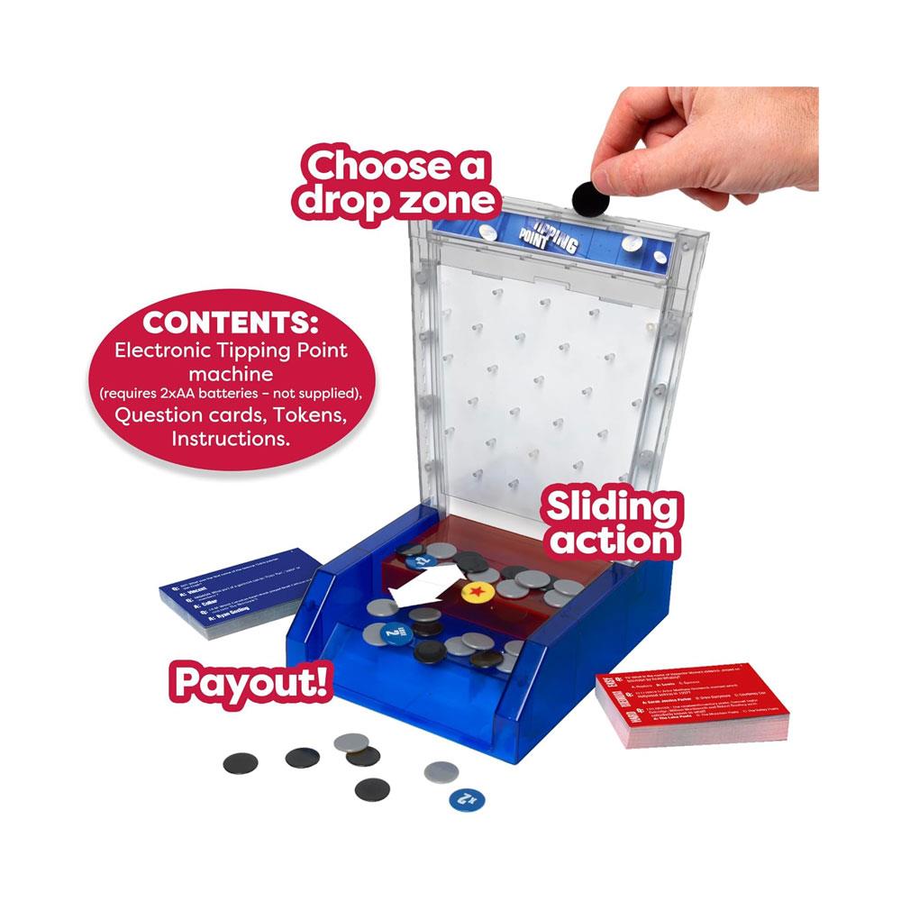 John Adams Ideal Tipping Point With Electronic Game Machine Family TV Show Board Game - Multicolour