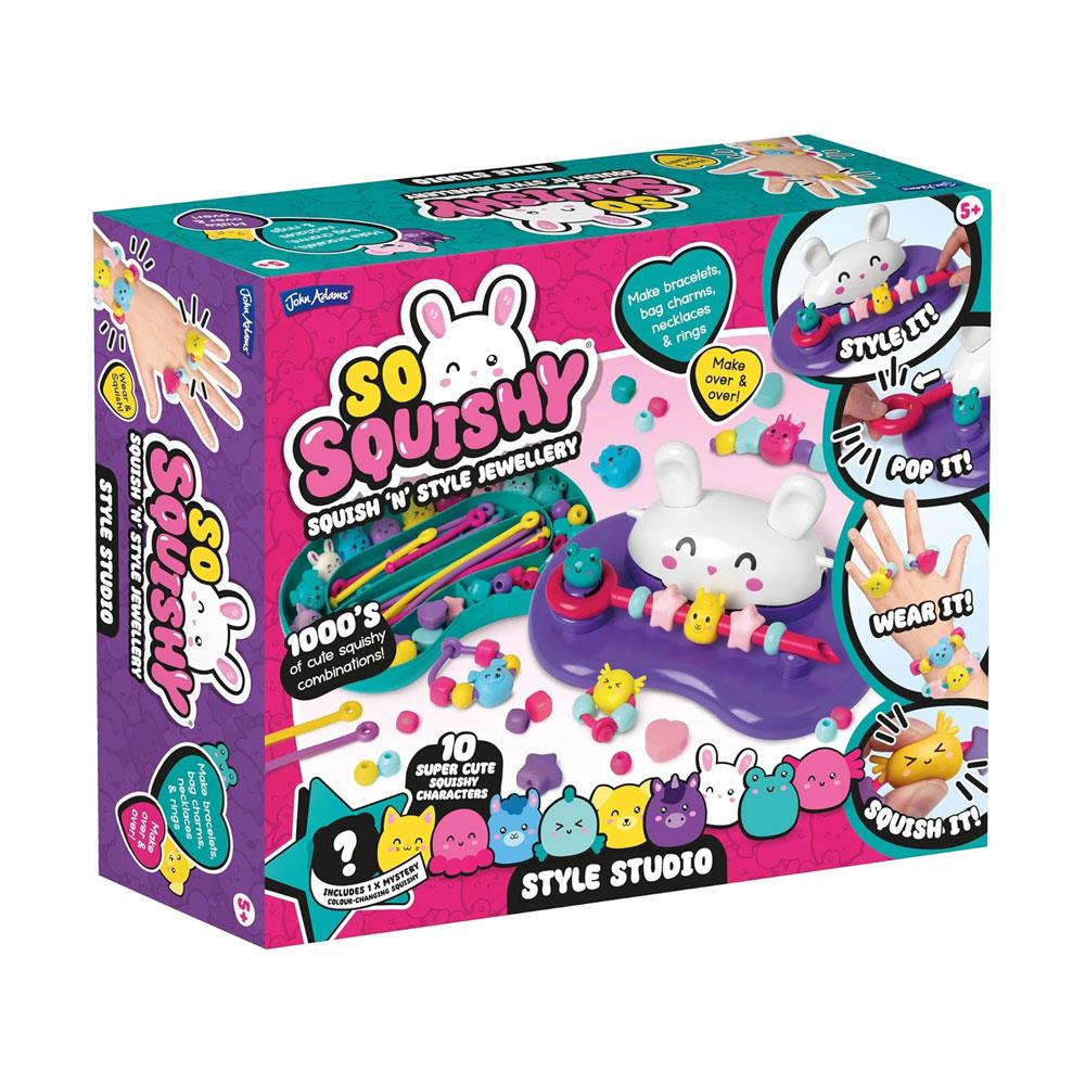 John Adams So Squishy Style Studio Squishy Fashion Jewellery Maker - Multicolour