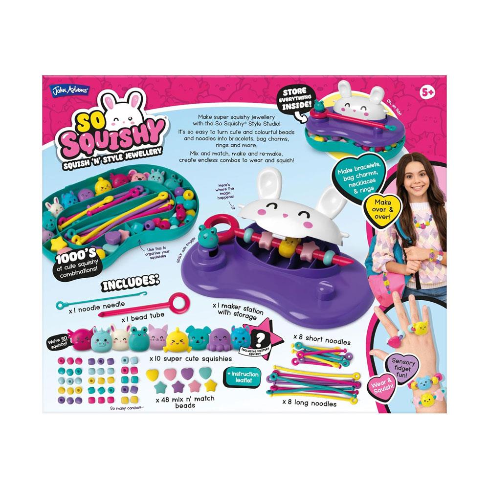 John Adams So Squishy Style Studio Squishy Fashion Jewellery Maker - Multicolour
