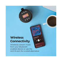 i-box Barrel Compact DAB/DAB+/FM Radio & Bluetooth Speaker - Black