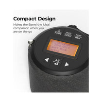 i-box Barrel Compact DAB/DAB+/FM Radio & Bluetooth Speaker - Black