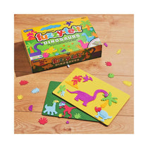John Adams The Original Fuzzy Felt Dinosaur Set - Multicolour