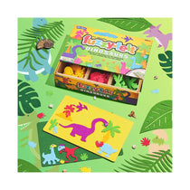 John Adams The Original Fuzzy Felt Dinosaur Set - Multicolour