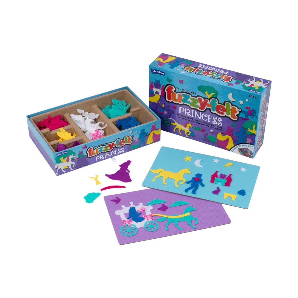 John Adams The Original Fuzzy Felt Princess Drawer Set - Multicolour Secondary image