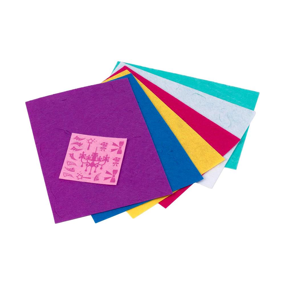 John Adams The Original Fuzzy Felt Princess Drawer Set - Multicolour