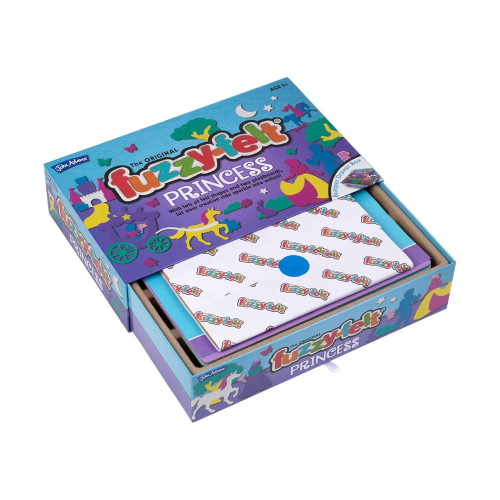 John Adams The Original Fuzzy Felt Princess Drawer Set - Multicolour
