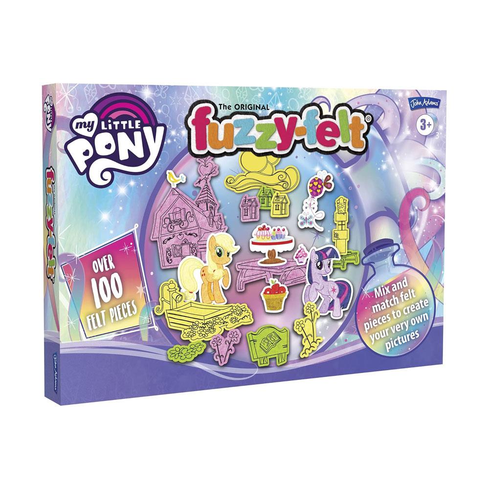 John Adams The Original Fuzzy-Felt My Little Pony Activity Set - Multicolour