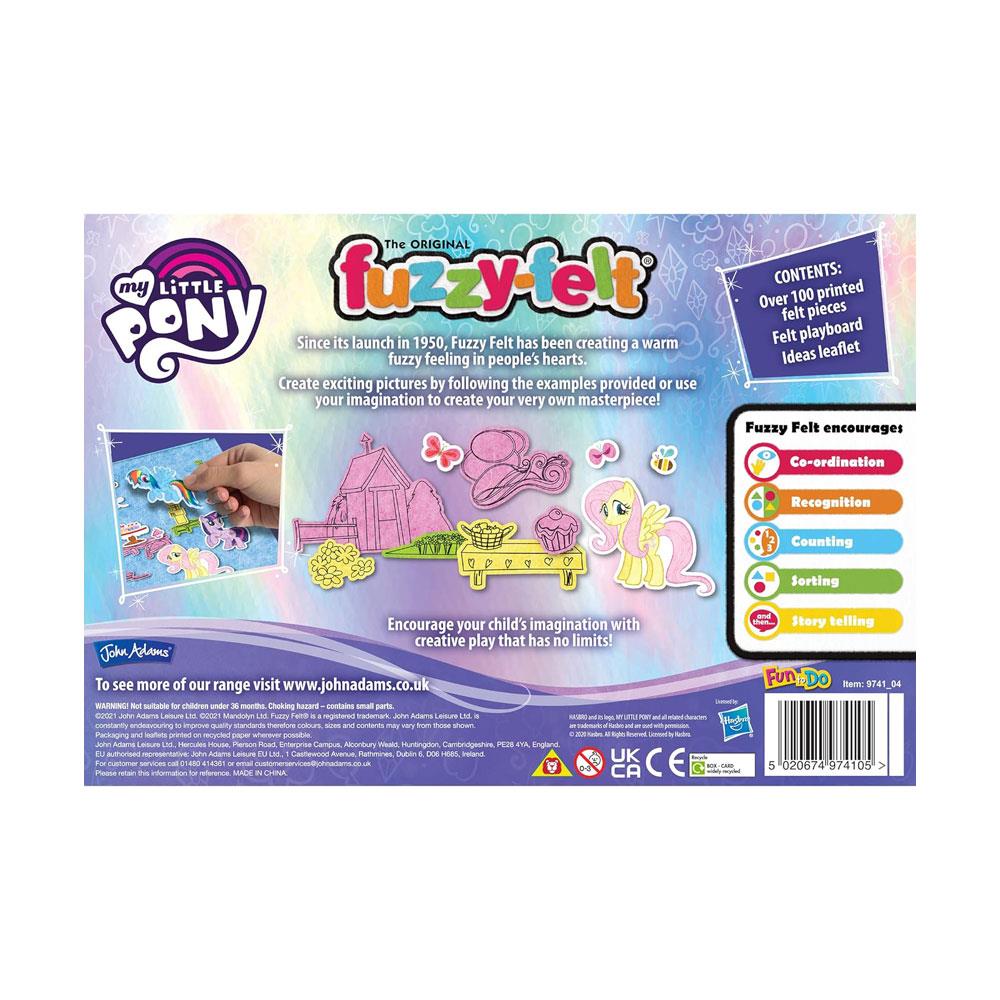 John Adams The Original Fuzzy-Felt My Little Pony Activity Set - Multicolour