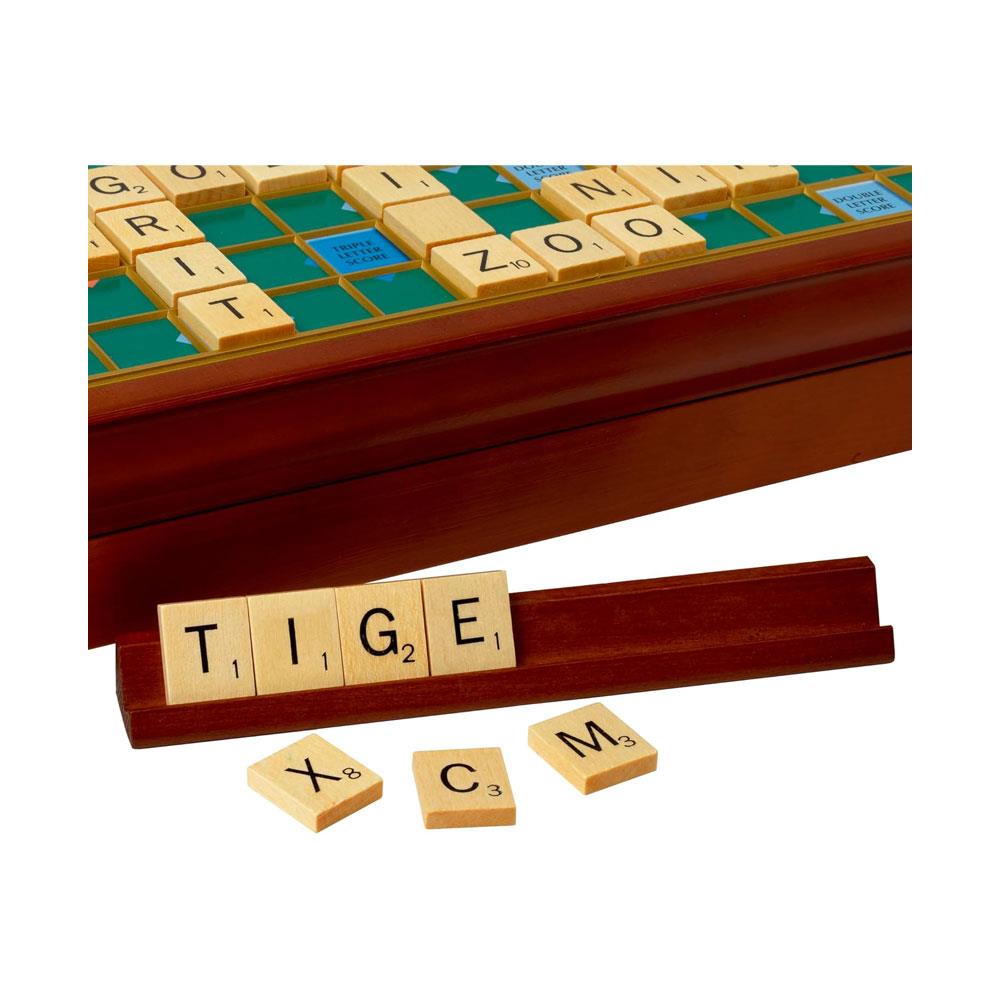 John Adams Tinderbox Games Scrabble Prestige Edition Board Game The Ultimate Gift of Words - Multicolour