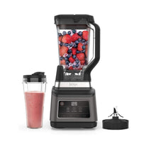 Ninja 2-In-1 Blender With Auto-IQ 3 Automatic Programs & 4 Manual Settings 1200W 2.1 Litres With 700ml Cup - Black & Silver