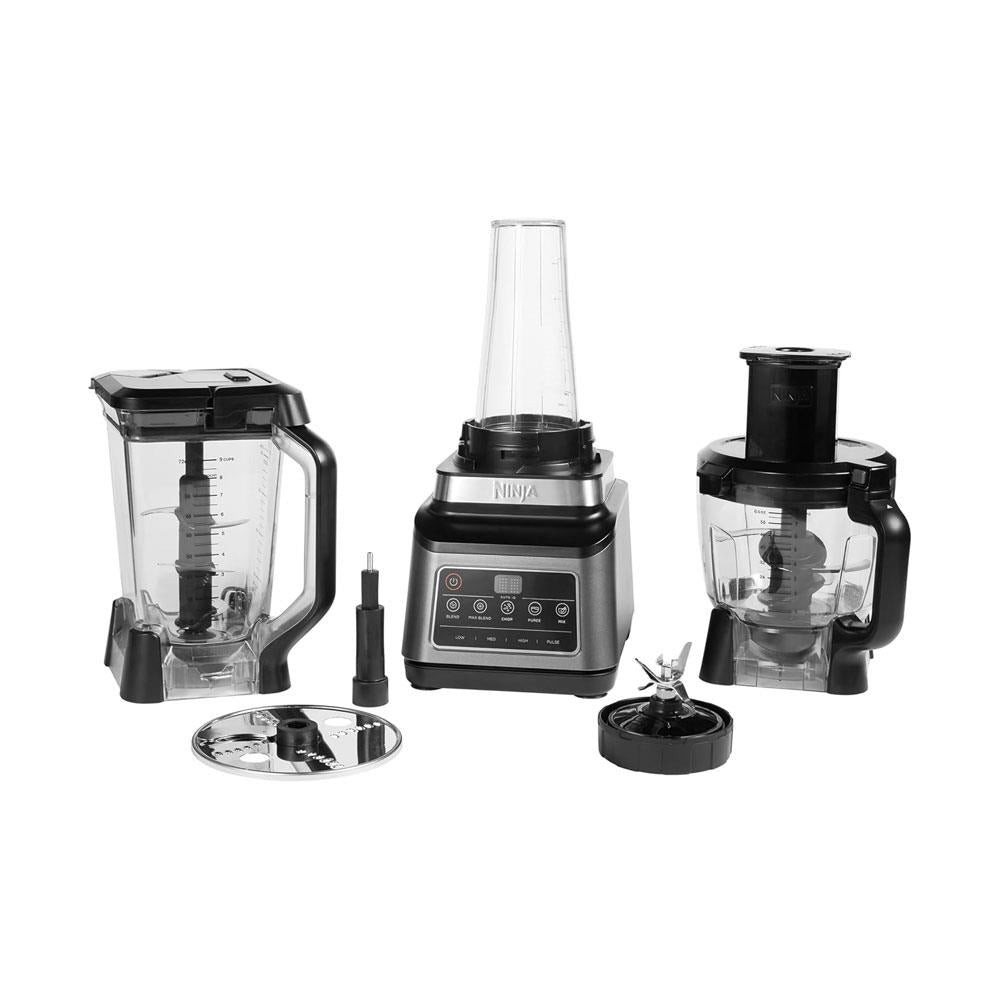 Ninja 3-In-1 Food Processor With Auto-IQ 5 Automatic Programs 1200W 2.1 Litres With 700ml Cup - Black & Silver Secondary image