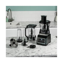 Ninja 3-In-1 Food Processor With Auto-IQ 5 Automatic Programs 1200W 2.1 Litres With 700ml Cup - Black & Silver